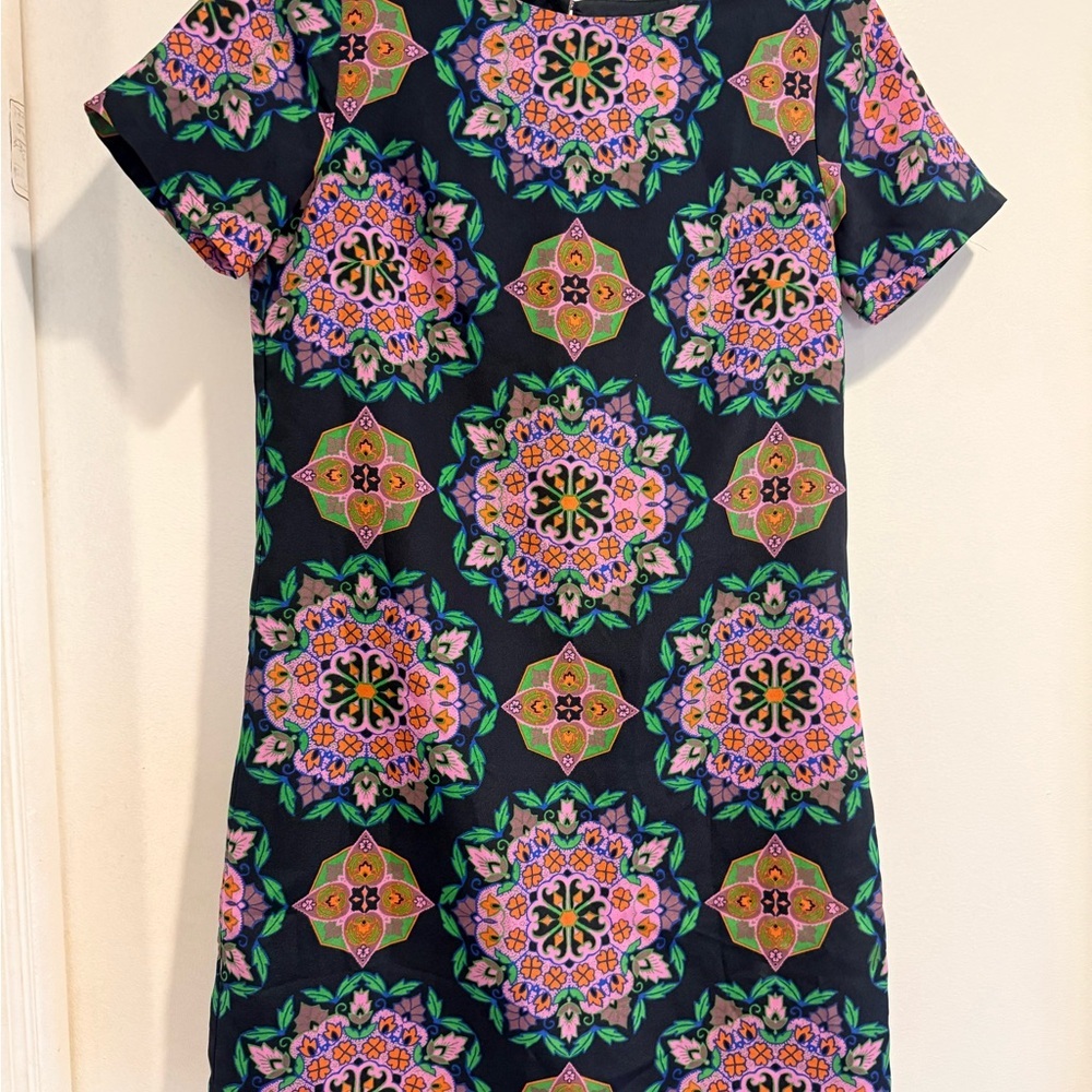 J. Crew Floral Medallion Shirt Dress